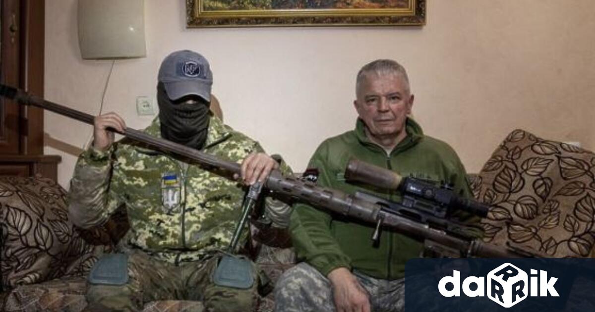 58-годишният снайперист Вячеслав Ковалски от военното контраразузнаване на СБУ, е