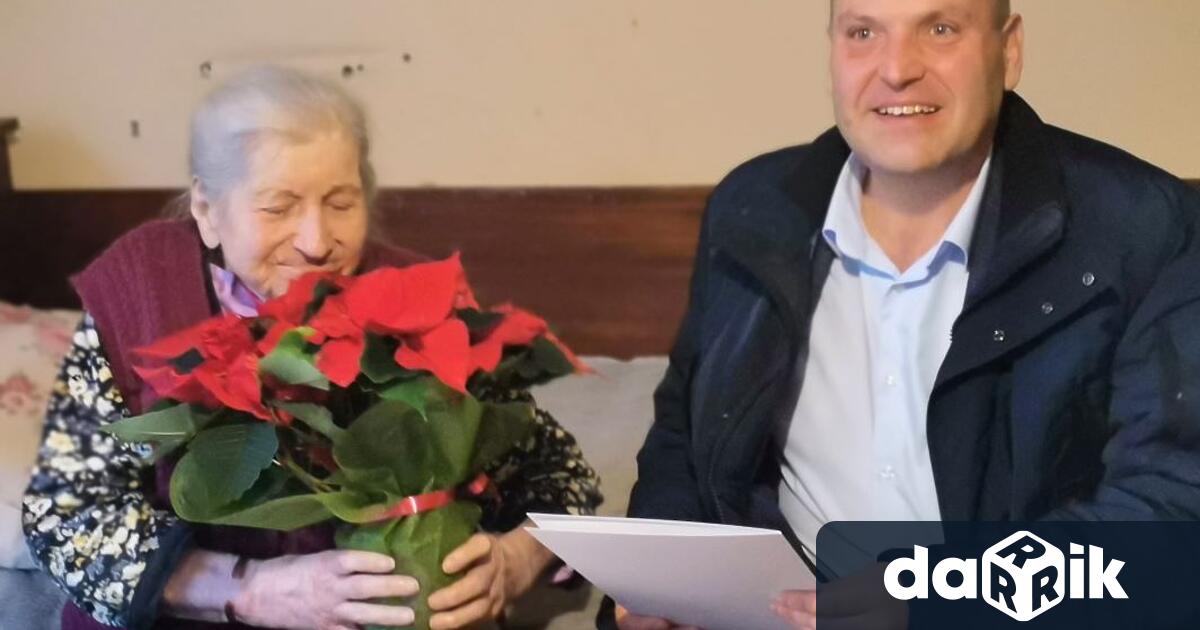 Кметът на Плевен д р Валентин Христов поздрави днес МарийкаПарлапанова със