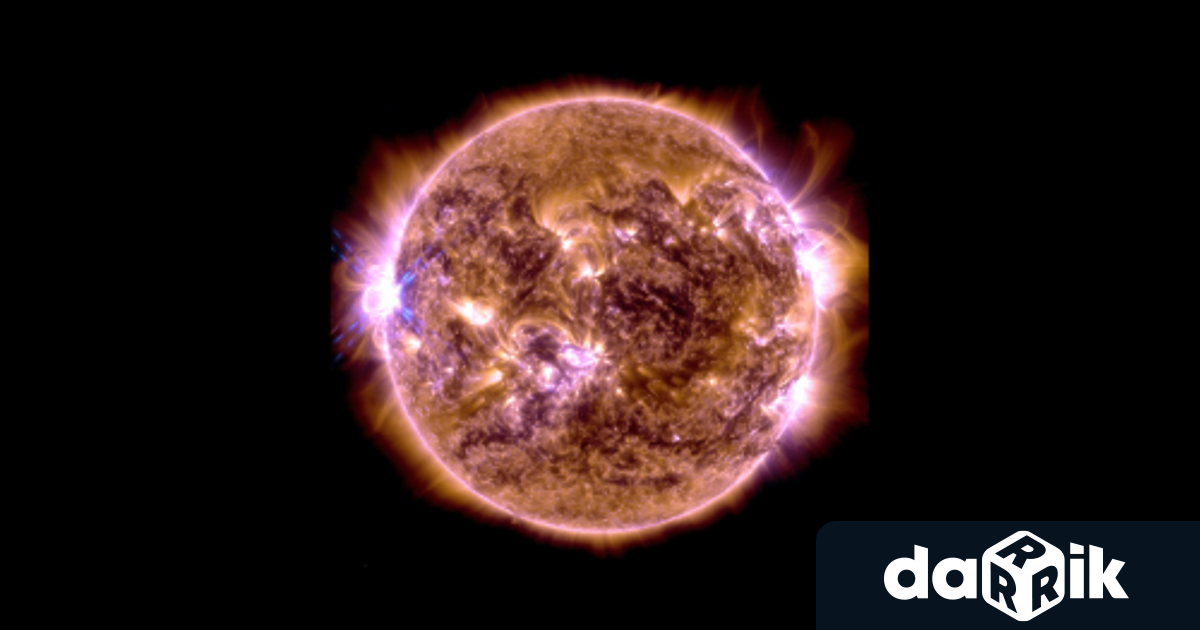 Обсерваторията на НАСА за слънчева динамика SDO засне голямо слънчево