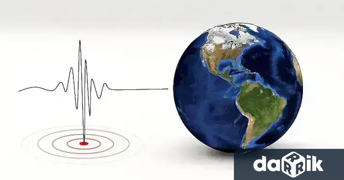Земетресение с магнитуд 3 4 е регистрирано днес в 4 49 ч