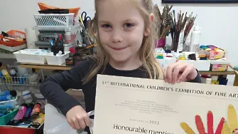 Почетни награди за  деца от арт школа „Колорит“ от Международния конкурс „LIDICE 2023” в Република Чехия