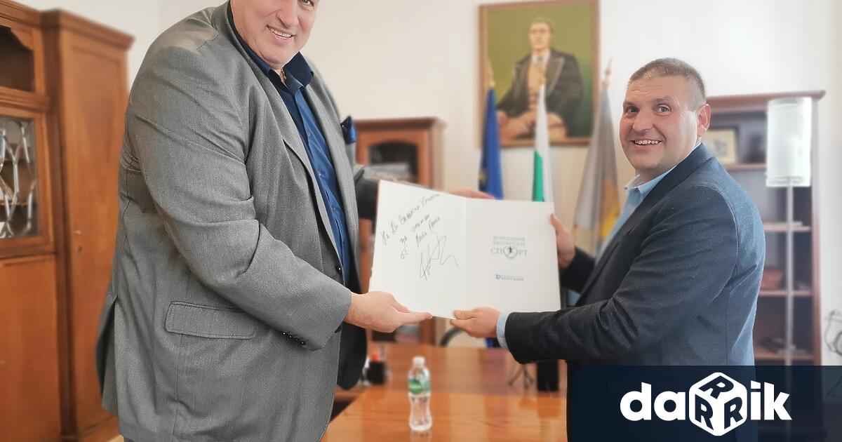 Любомир Ганев Президент на Българска федерация Волейбол се срещна днес