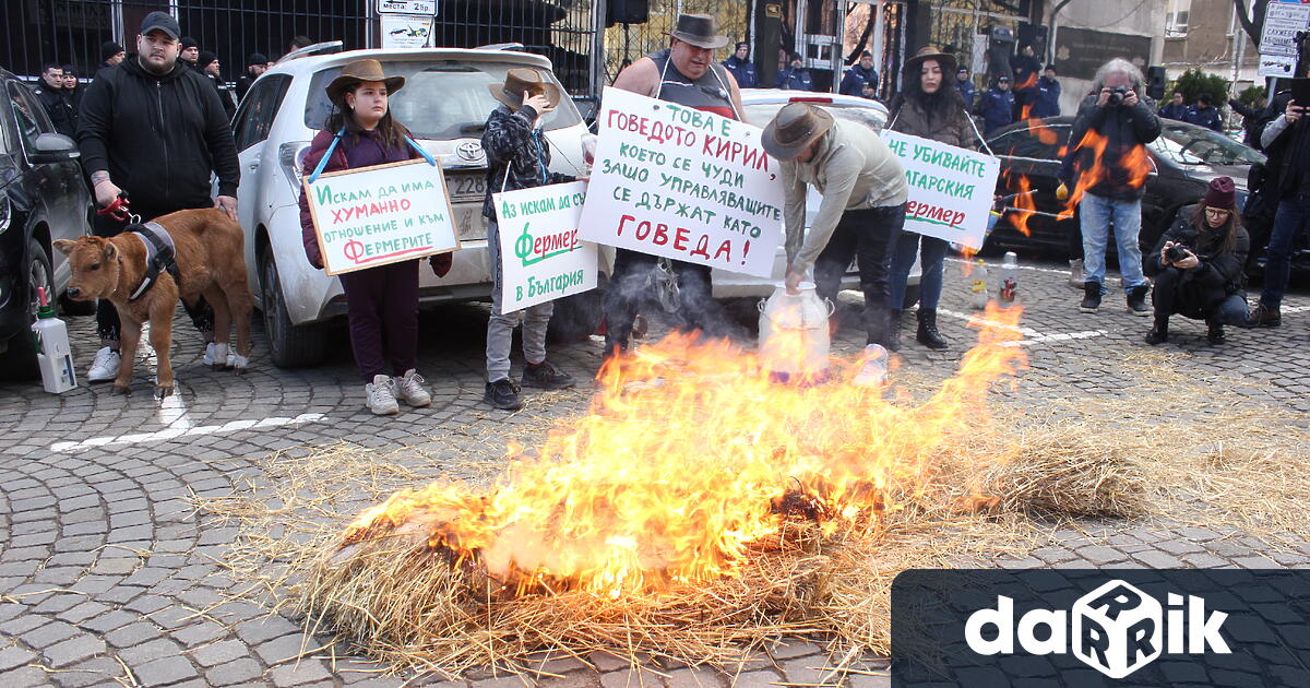 Протест на земеделските производители се проведе в София Основните им