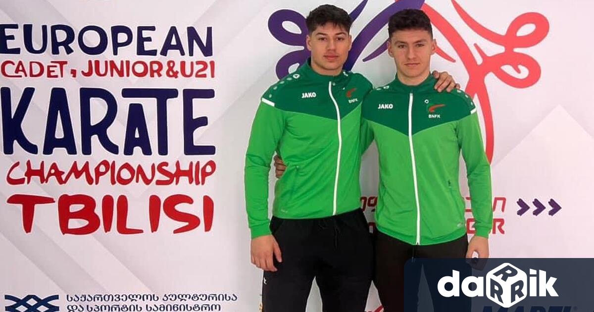 Божидар Сотиров и Георги Матуски се представиха страхотно наEuropean Karate