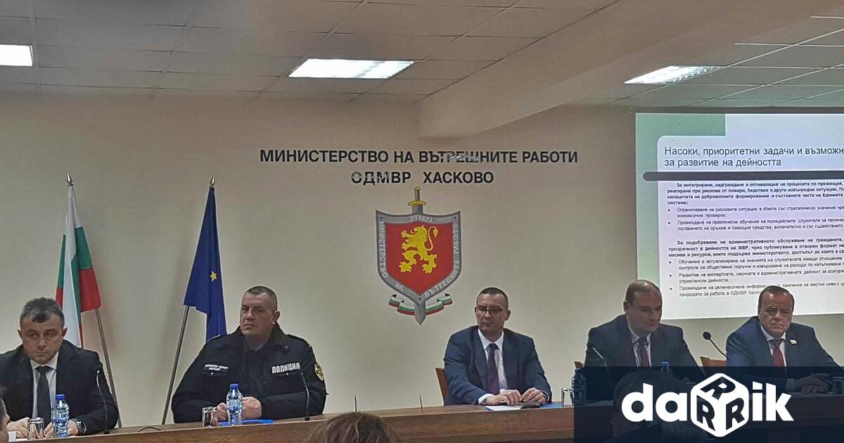 55 разкриваемост на престъпленията в област Хасково през 2023 г