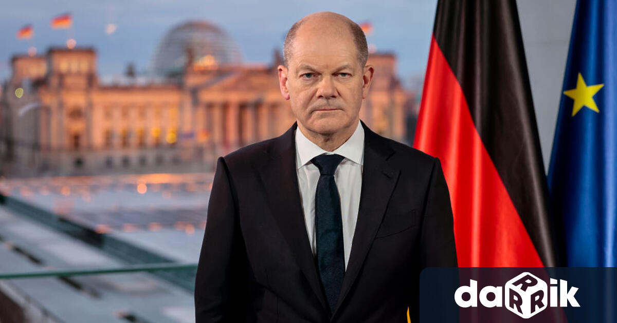 Германският канцлер Олаф Шолц който по късно днес ще бъде приет