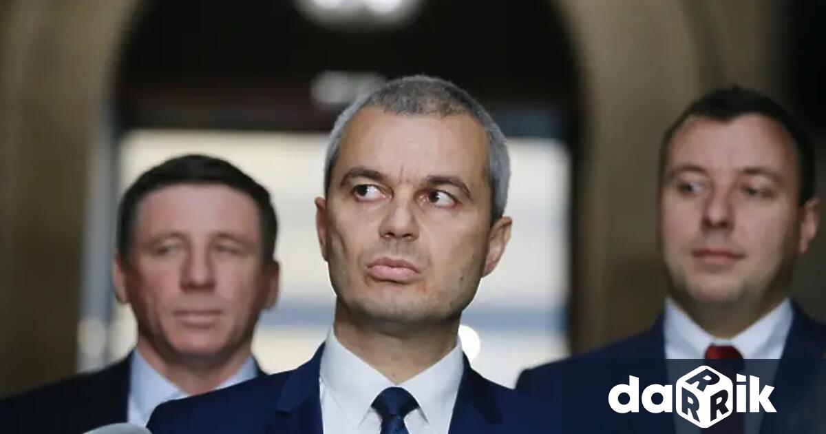 Трима депутати изключва Възраждане заяви председателят на формацията Костадин Костадинов