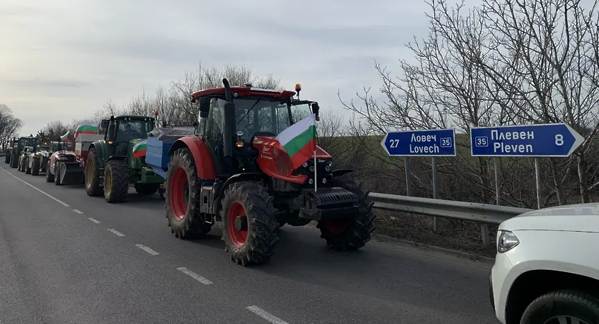 Втори ден протести блокираха важни пътни връзки в област Плевен
