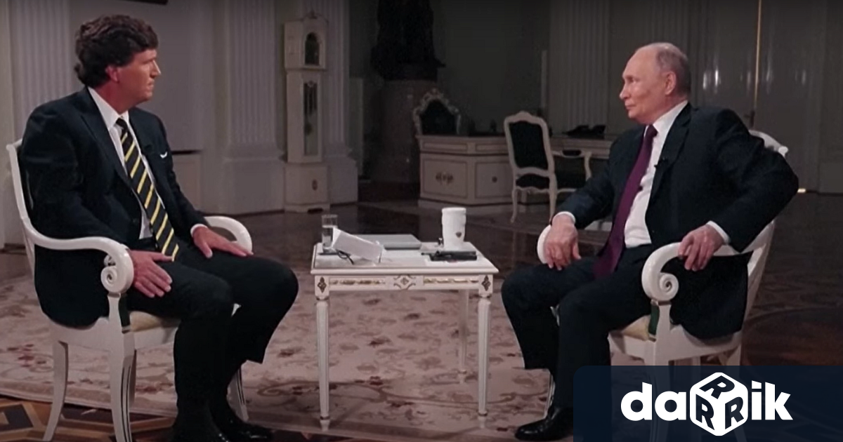 В първото интервю на Владимир Путин пред журналист от САЩ–