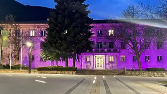 Сградата на Община Враца бе осветена в лилаво, в подкрепа на хората с епилепсия