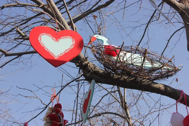 От днес плевенски деца украсяват центъра на града в червено и бяло/СНИМКИ/