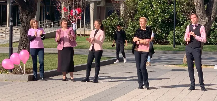 Плевенски ученици отбелязаха Световния ден против тормоза в училище /ВИДЕО-СНИМКИ/