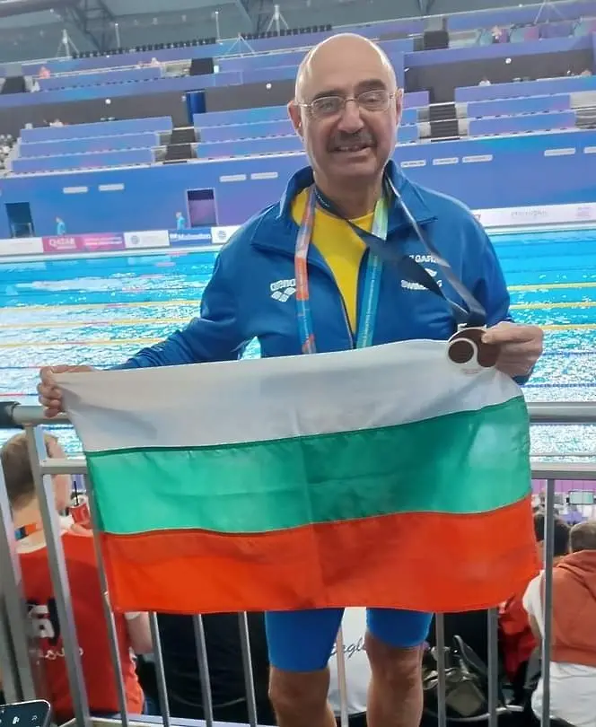 Плувец на Ирис Русе Мастърс - втори на световното за ветерани в Доха, Катар