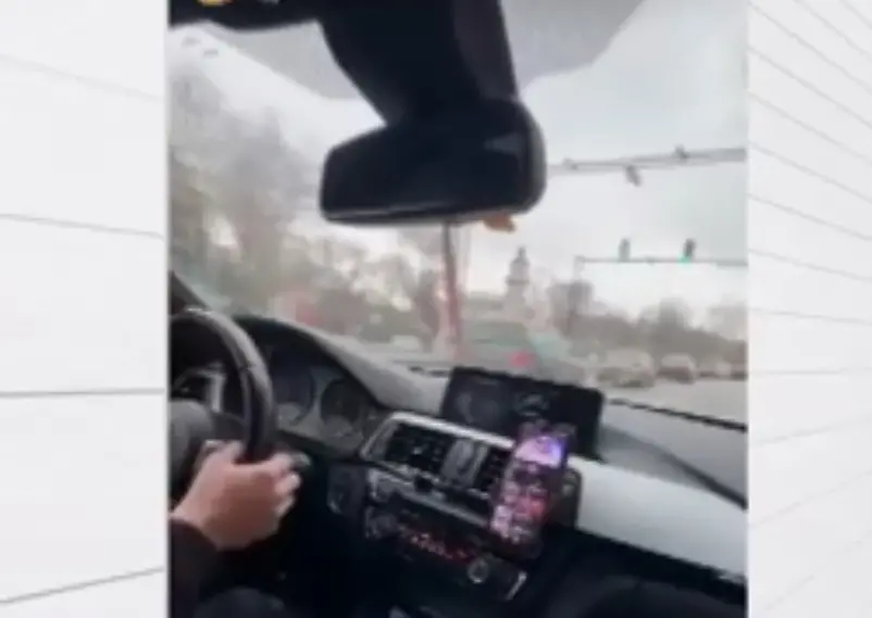 Братът на „Мис Силикон” шофира с превишена скорост из Варна