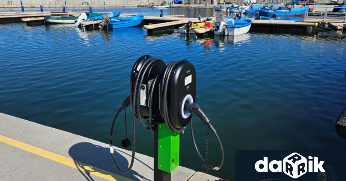 4 зарядни станции за електрически лодки има вече на лодкостоянката