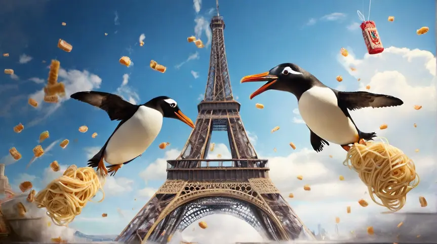 Спагетени дървета, летящи пингвини, демонтаж на Айфеловата кула: Шегите на медиите за 1 април 