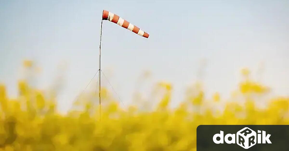 Жълт код заради силен вятър е обявен за Варненска област