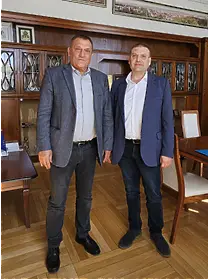 Д-р Валентин Христов проведе работна среща с председателя на Съюза на архитектите в България