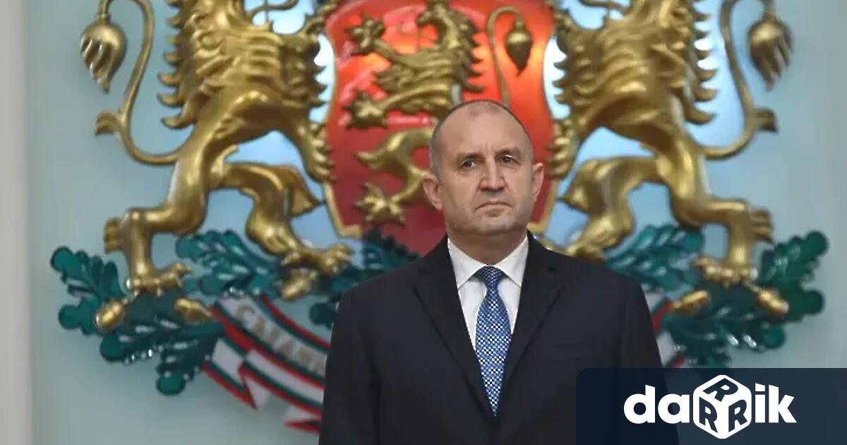 Държавният глава Румен Радев ще връчи втория мандат за съставяне