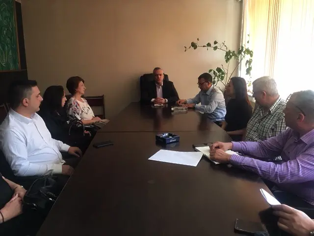 Работна среща на ръководството на ОДМВР и ръководството на местната власт на общините Рила и Кочериново