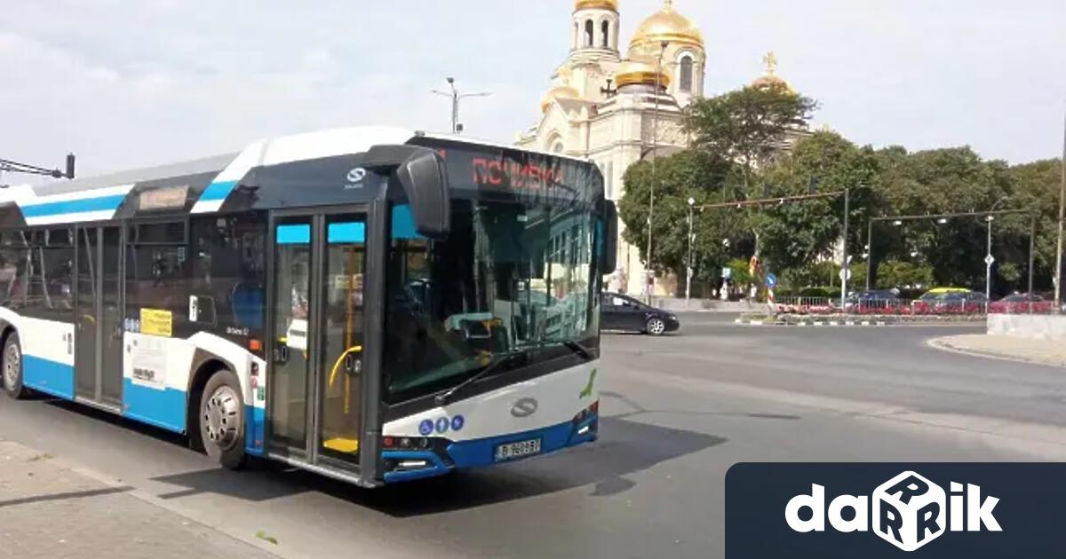 Няколко автобусни линии във Варна ще са с поменени маршрути