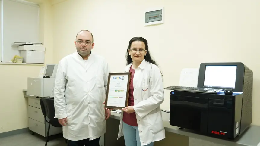 Сертификат за изследвания в областта на молекулярната патология получи Лабораторията по прецизна патология на МУ-Плевен
