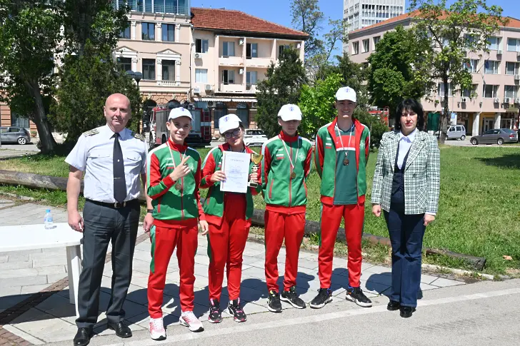 Отборът на ППМГ „Екзарх Антим I“ - Видин спечели първо място в областния етап на Националното състезание „Защита при бедствия, пожари и извънредни ситуации“