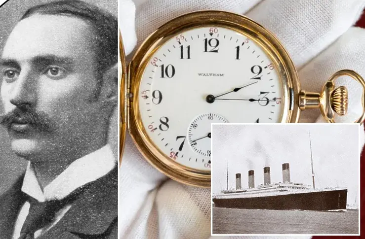 Златен часовник, носен от пътник на „Титаник“, бе продаден за 900 хил. паунда