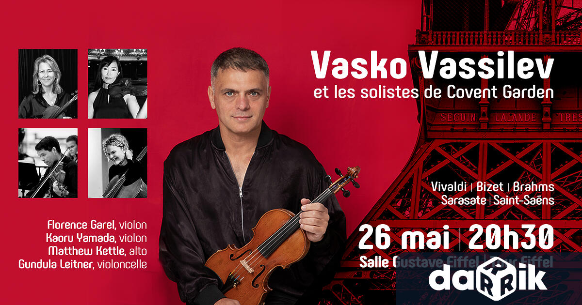Световноизвестният ни цигулар Васко Василев, заедно с музиканти от оркестъра
