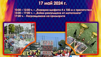 Втори турнир по пожароприложен спорт за купа „Кайлъка“ - 17 май в град Гулянци
