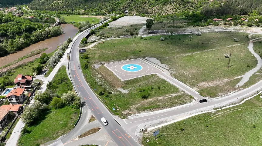 „Струма“ е първата магистрала у нас с хеликоптерна площадка 