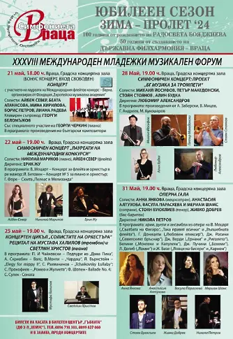 Даваме старт на XXXIII издание на Младежкия музикален форум във Враца