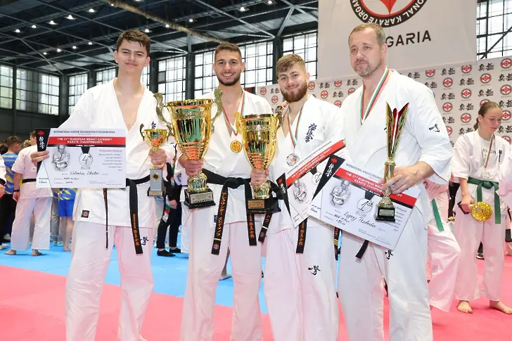 Две титли спечелиха бургазлии на Европейското първенство по киокушин карате