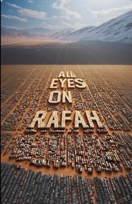 “All eyes on Rafah”: ИИ изображението завладяло социалните мрежи