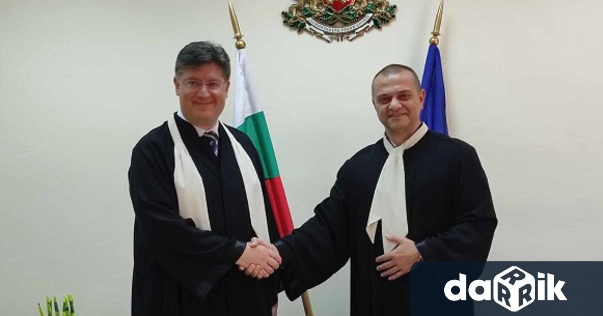 Съдия Яни Гайдурлиев официално встъпи в длъжност в Апелативен съд