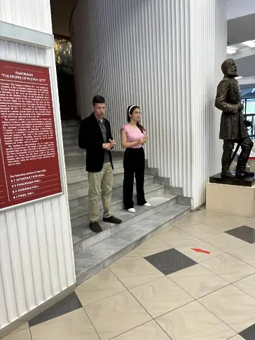 Второкласниците от НУ Отец Паисий получиха удостоверенията си в Панорама Плевенска епопея-1877 г.