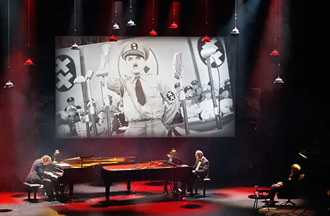 Синът на Чарли Чаплин на сцената на ФК днес в спектакъла за живота легендарния му баща „Чаплин Пианисимо”