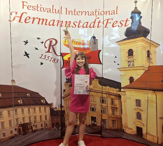 Сиана Славчева с Първо място в Международен конкурс в Сибиу, Румъния