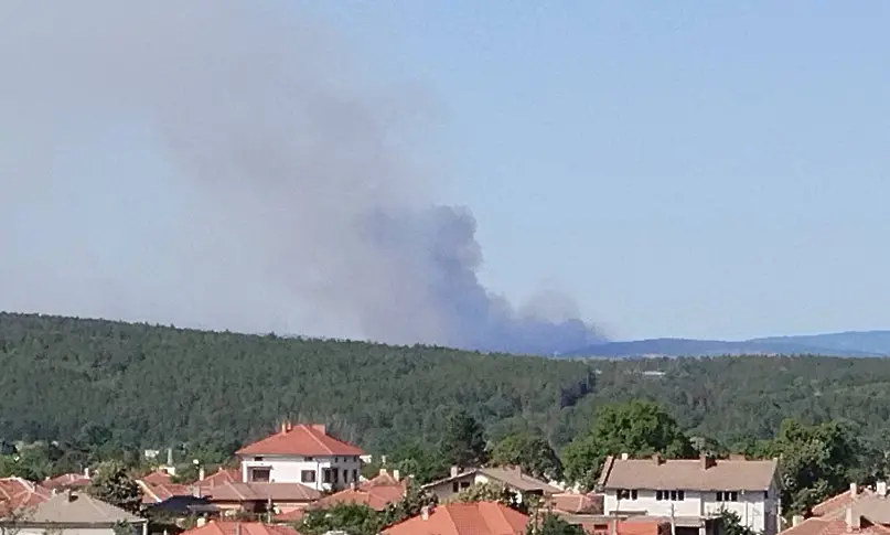 Два пожара горят в област Хасково