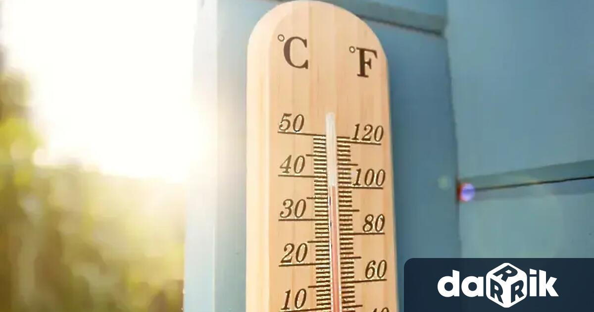 Температурен рекорд отчетоха днес в Русе 38 градуса по Целзий