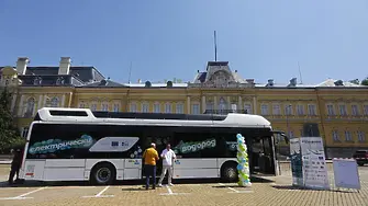 Първият в България водороден автобус гостува в Пазарджик