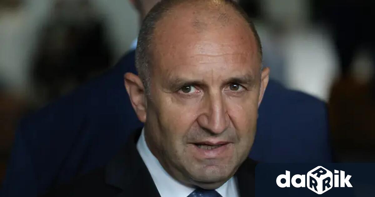 Държавният глава Румен Радев ще се срещне с представители на