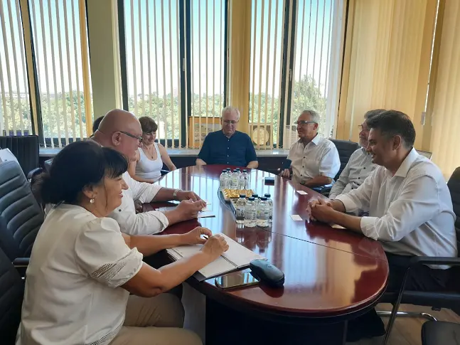 Кметът на Община Видин  д-р Цветан Ценков се срещна със  свои колеги от Унгария
