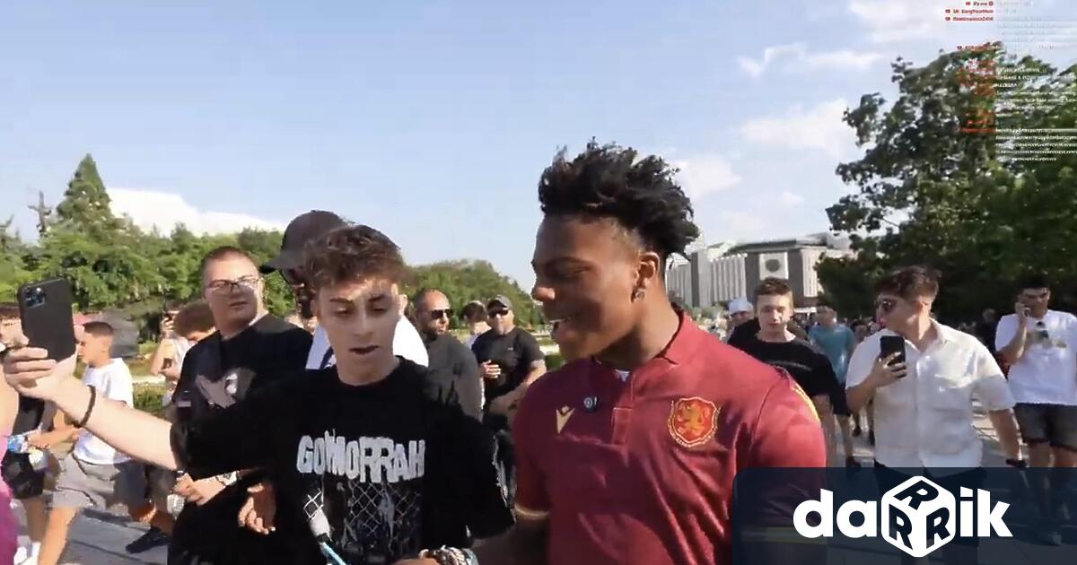 Популярният ютубър Ishowspeed е в България на посещение След множество