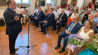 Министърът на културата Найден Тодоров: Светлин Русев е вярвал в качествата на Плевен и в бъдещето му като културен център/ВИДЕО-СНИМКИ/
