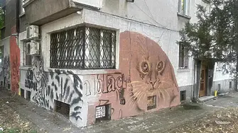 "Посока Бургас" и артистът Иван Янков продължават: Поредна сграда е преобразена с графити фасада 
