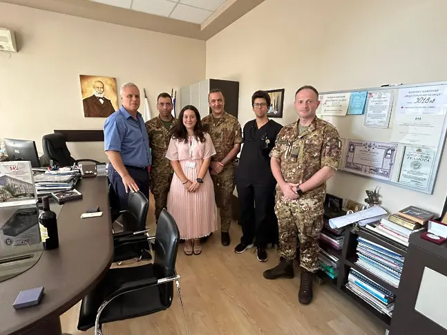 Италиански военни дадоха висока оценка на сливенската болница и медицинските екипи