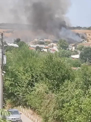 Пожар гори в село край Варна, изгоряха 700 пилета