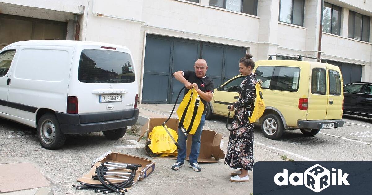 20 ранцеви пожарогасители дари на община Свиленград и доброволното формирование