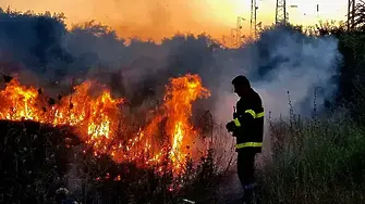 4 хеликоптера се борят с пожара край Петрич